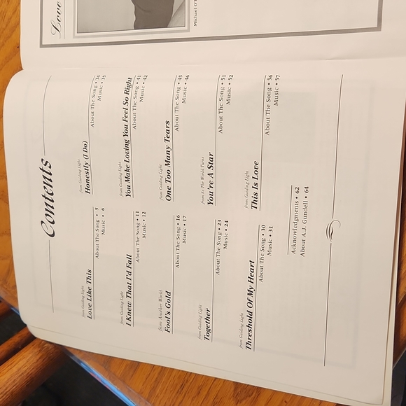 Vintage 1993 Love on The Air Music Book Soap Opera Song Book - Picture 5 of 10